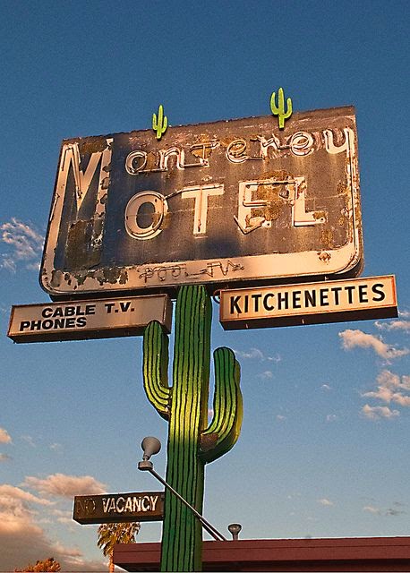 vintage motel sign 