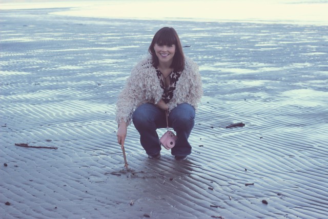 Rathtrevor Beach Provincial Park, AEO Artist flare jeans, Marshalls butterfly blouse, #LoveMarshalls 