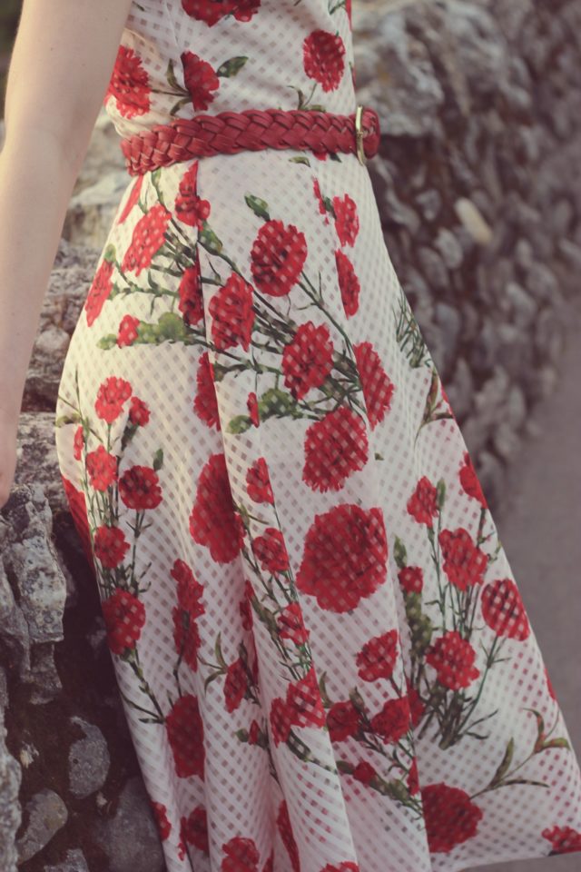 Betsey Johnson, Floral Dress, Vintage fashion, fashion blogger, 1950s inspired dress, retro, floral spring dress