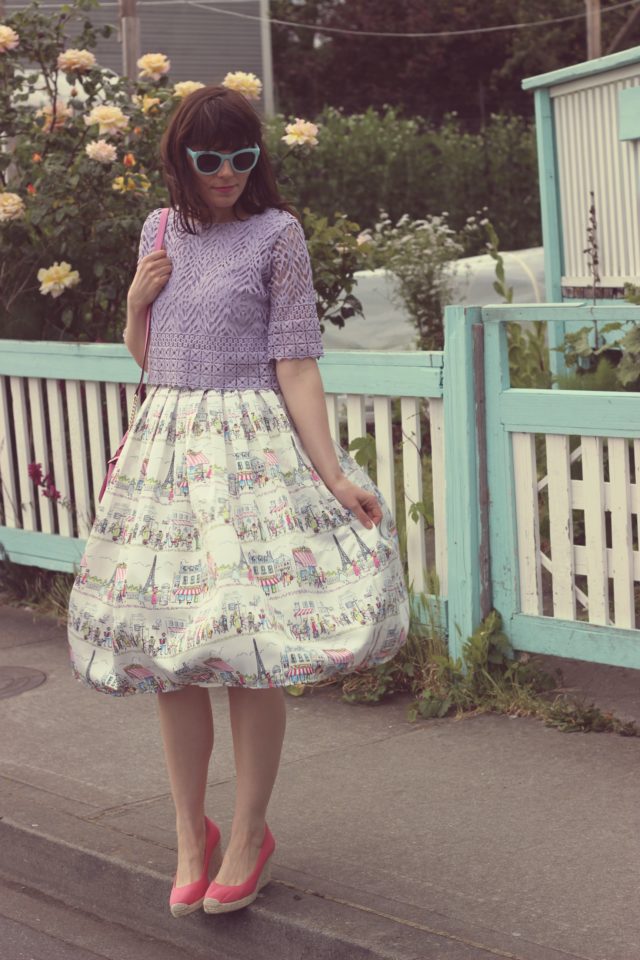 Chic Wish, Paris Skirt, J.Crew, Fashion Blogger, Vintage Fashion, Spring Fashion, Kate Spade New York 