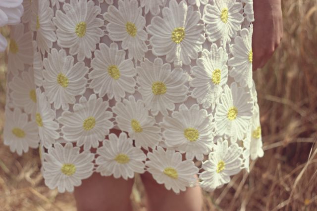 Chic Wish Crochet Daisy Dress