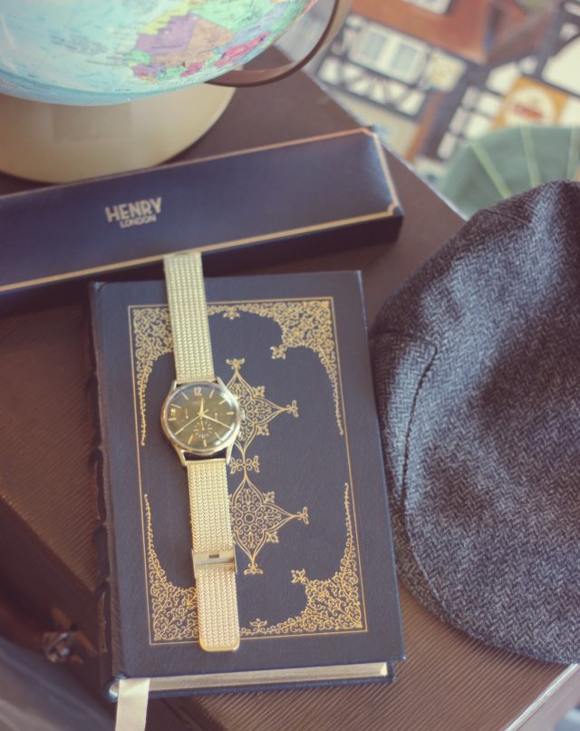 Henry London, Vintage inspired Watch, Nordstrom, The Notebook , engagement photo shoot, custom engraved watch, vintage fashion