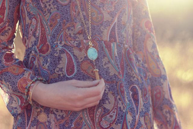 Paisley Maxi Dress, Maroon floppy hat, fall fashion, bohemian fashion, Marshalls. Vintage, Stephanie Kantis, boho, wanderlust