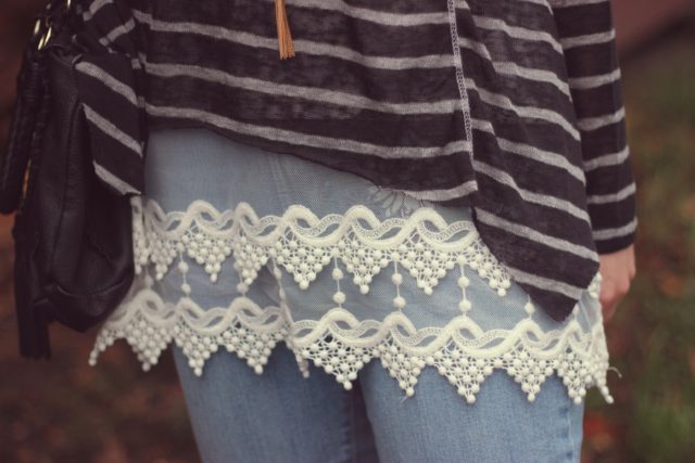 Grace and Lace, pointed lace top extender, Lace feature top, Fashion, blogger, vintage style,