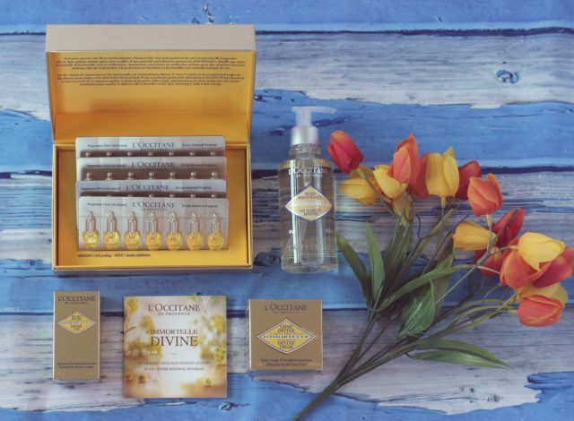 L'Occitane Immortelle 28 Day Divine Renewal Program, L’Occitane Immortelle Divine Cream, L’Occitane Divine Eyes, review, beauty blogger, beauty, skincare, organic