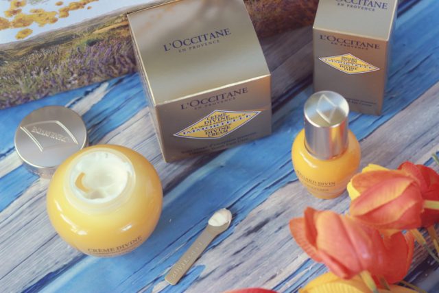 L'Occitane Immortelle 28 Day Divine Renewal Program, L’Occitane Immortelle Divine Cream, L’Occitane Divine Eyes, review, beauty blogger, beauty, skincare, organic