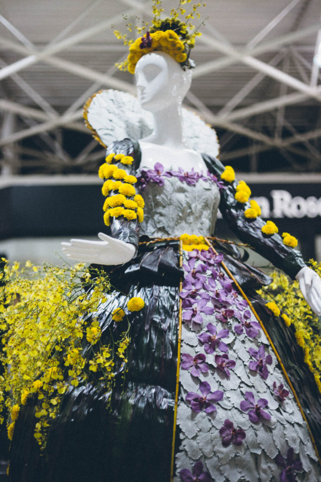 FLEURS DE VILLES, CANADA’S PREMIERE FLORAL MANNEQUIN SERIES, VICTORIA’S MAYFAIR SHOPPING CENTRE, FLEURS DE VILLES EUROPEAN STYLE FLOWER MARKET