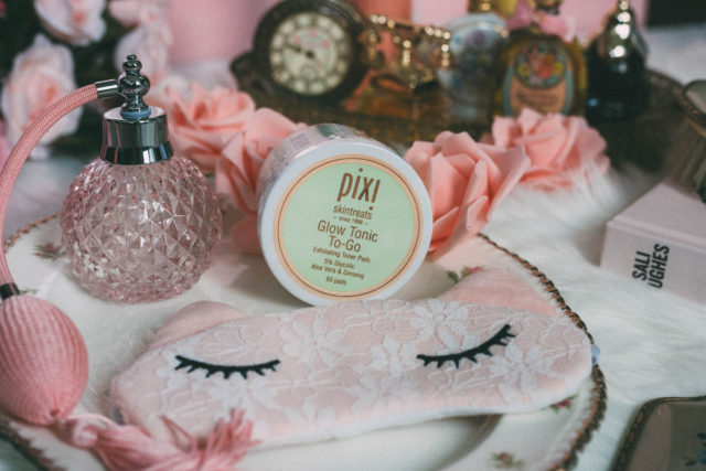 Pixi by Petra Glow Mud Cleanser, Overnight Glow Serum, Pixi Glow Tonic To-Go Make-Up Remover Pads