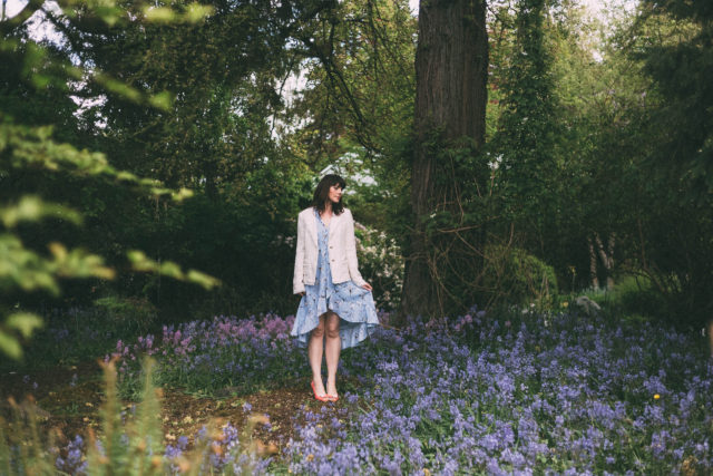 HIGHLINE COLLECTIVE Printed Wrap Dress, KARL LAGERFELD PARIS Two-Button Tweed Blazer, The Hudson's Bay, Summer, Fashion, Vintage