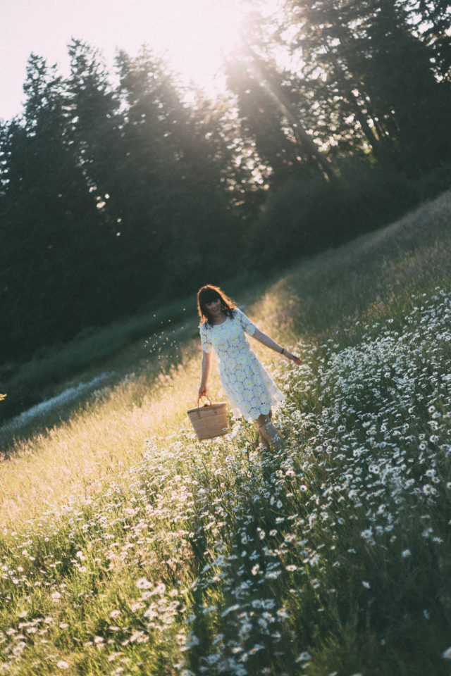 Flawless in Fleurs Midi Dress, Daisy, Crochet, Vintage, summer