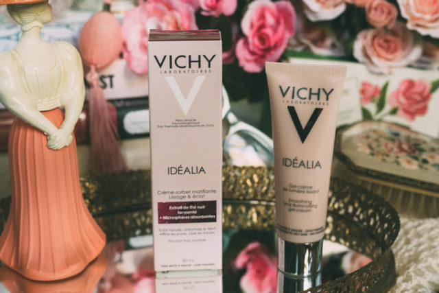 Vichy Mineral 89 Fortifying, Hydrating & Plumping Daily Skin Booster, Face Moisturizer with Hyaluronic, Vichy Idealia Radiance Activating Night Face Peel with Glycolic Acid, Vichy Idealia Serum, Idéalia Eyes, Vichy Idealia Mattifying Sorbet-Cream, review