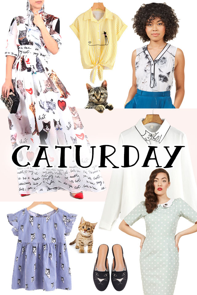 Vintage Hollywood, Cat, Vintage, retro, Old Hollywood, Audrey Hepburn, Betty Davis, Marilyn Monroe, Cat themed clothes, cat fashion