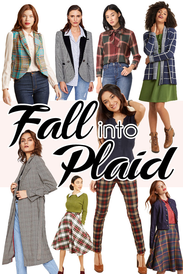 Plaid, Fall Fashion, vintage, retro, inspiration, tartan, cozy, leaves, foliage, autumn, style, fashion,