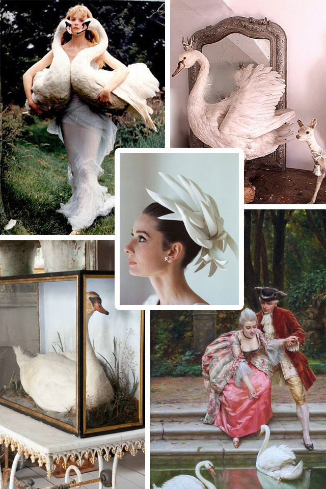 Swan, Vintage Fashion, Kate Spade, Inspired, Black Swan, Women,