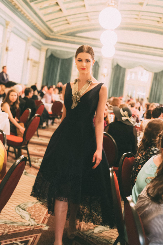 Shine Fashion Tea, 2018, Fairmont Empress, Fashion Show, Afternoon Tea, Feb 2018, Hosted by TODD TALBOT & REBECCA TALBOT, BC Children's Hospital, floral dress, Ever New,
