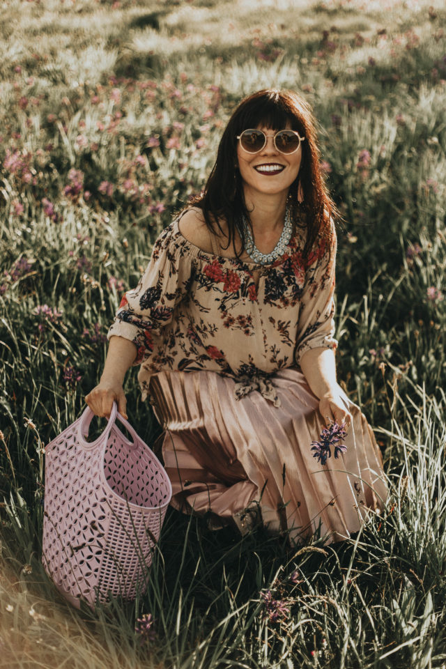 California Moonrise, Spring lookbook, vintage fashion, spring fashion, romance, feminine, floral, style, outfit,