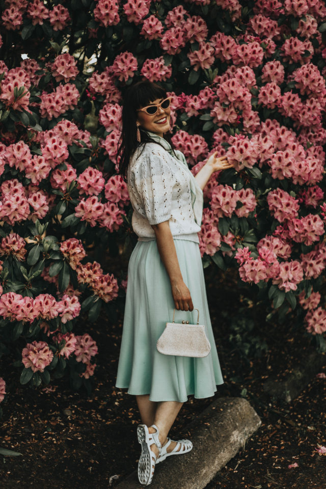 Vintage, fashion, spring fashion, lookbook, pastel, floral, summer, style, outfit ideas
