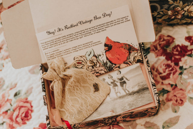 Redbird vintage box, June 2018, Vintage subscription box unboxing, Redbird vintage, vintage mystery box, vintage subscription box