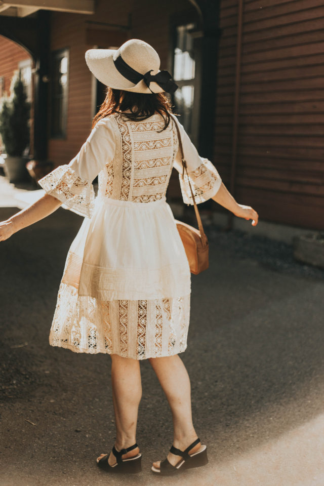 Lazy Weekend Crochet Embellished Dress in Yellow, Chic Wish, 1970s Dress, Vintage Fashion, Modern to vintage fashion challenge, summer fashion, sun dress, summer dress