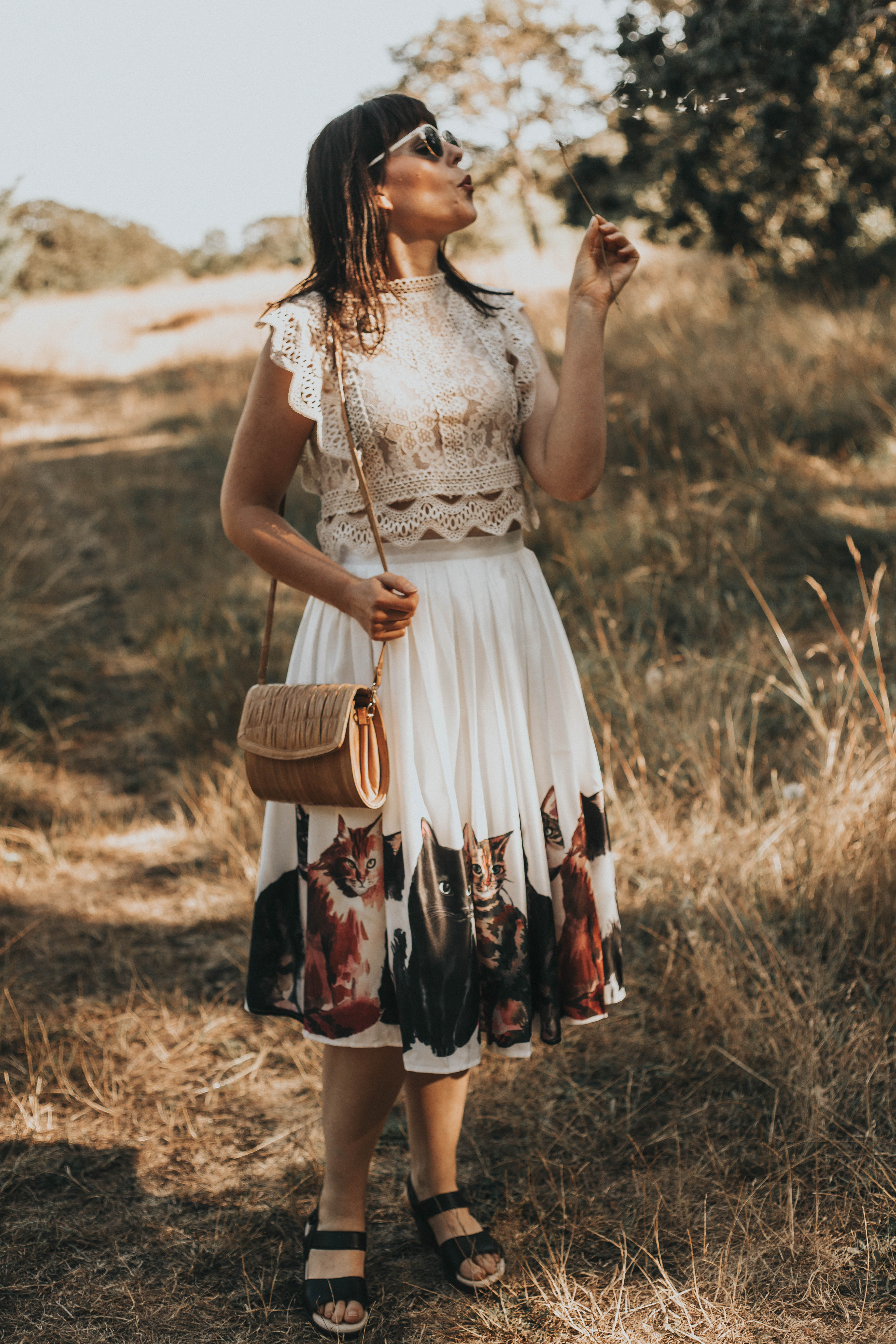 Perfect Summer Vibes: Chicwish Watercolor Maxi Skirt with Free