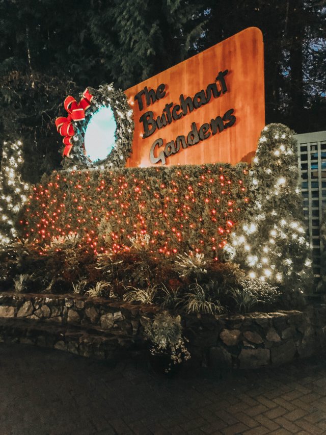 The Magic of Christmas, The Butchart Gardens, Christmas Light Display, Victoria, BC, Canada