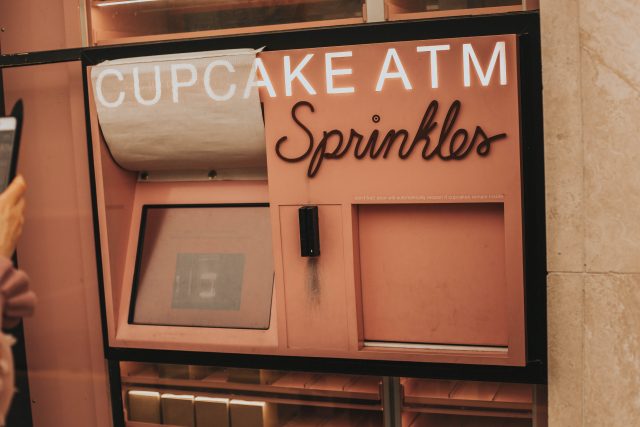 Sugar Bowl, Phoenix Arizona, Sprinkles Cupcake ATM, Scottsdale Arizona, There You Go Wrap Knit Dress in Pink, Chic Wish
