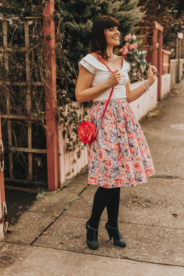 COLLECTIF VINTAGE JASMINE COUNTRY GARDEN SWING SKIRT, Collectif, Vintage Inspired Clothing, spring fashion,