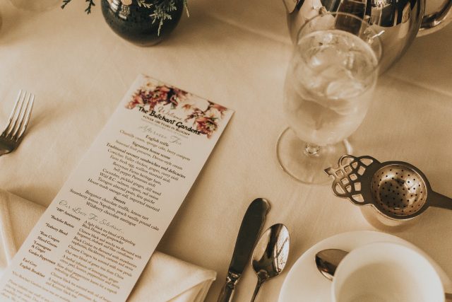 Afternoon Tea at The Butchart Gardens, The Butchart Gardens, Spring 2019, The Butchart Gardens, Victoria, BC The Dining Room