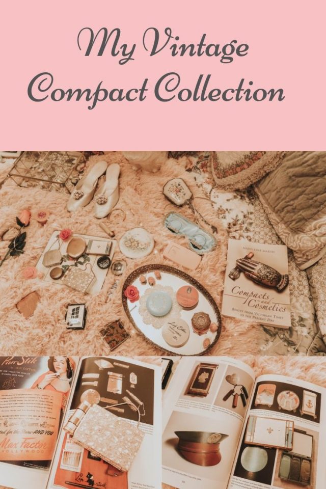 My vintage compact collection, Vintage Compacts, Vintage Makeup, vintage beauty products, vintage makeup collection, 1950s makeup, 1920s makeup, 1930s makeup, 1940s makeup, 1960s makeup