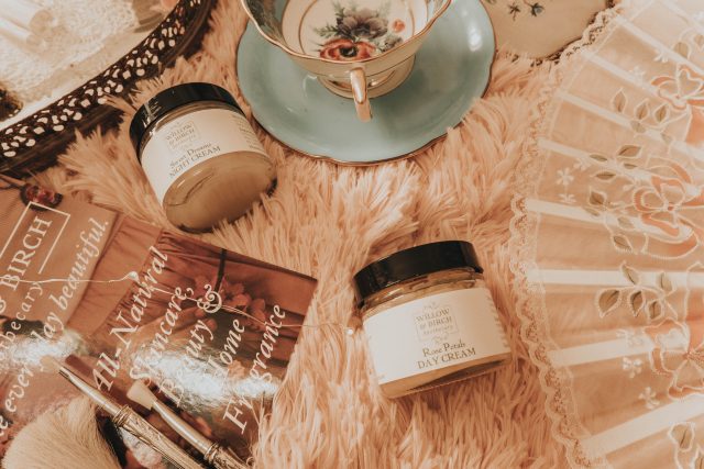 willow and birch apothecary, victorian skincare, victorian skin care, vintage skin care, victorian cold cream., vintage cold cream, victorian Makeup, Victorian Beauty routine,