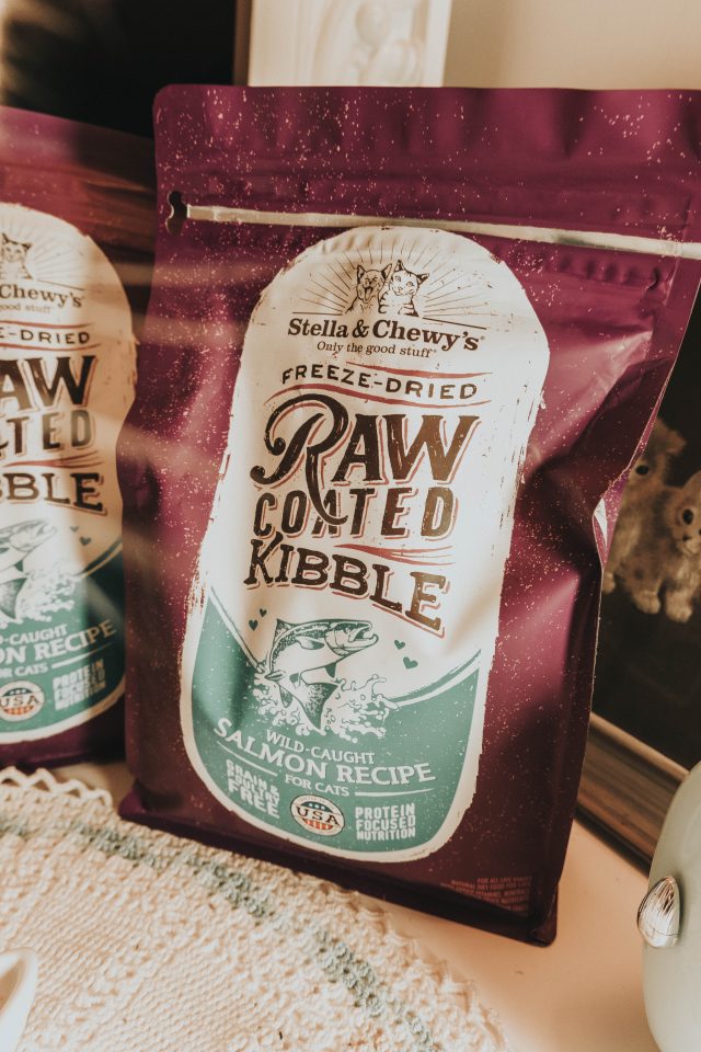 Stella and Chewys new Raw Blend Kibble for cats