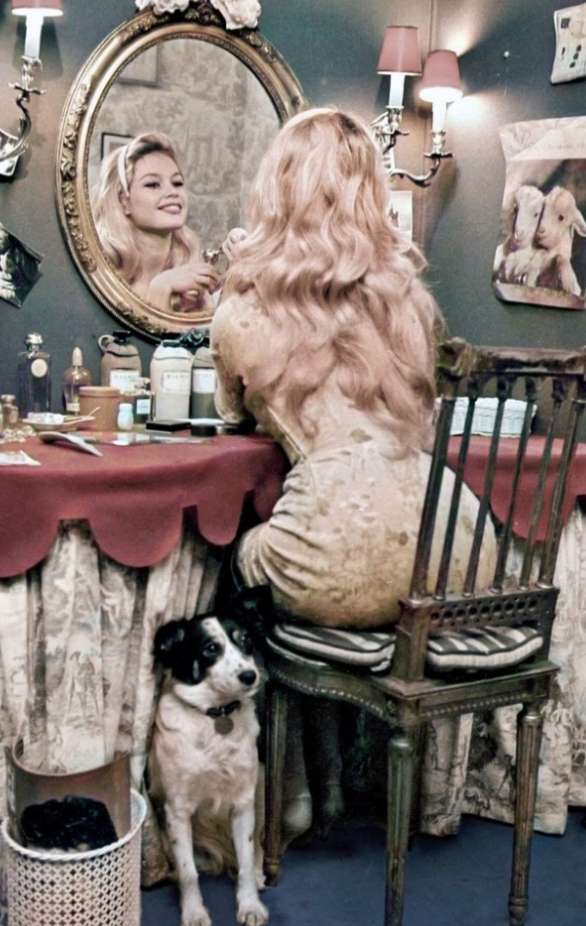 Brigitte Bardot's favorite Beauty products, Brigitte Bardot style, Brigitte Bardot makeup, Brigitte Bardot hair, 1960s makeup