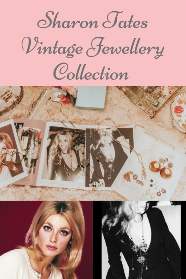 Sharon Tate, Sharon Tate's vintage jewellery collection, Sharon Tate earrings, Sharon Tate's necklace,