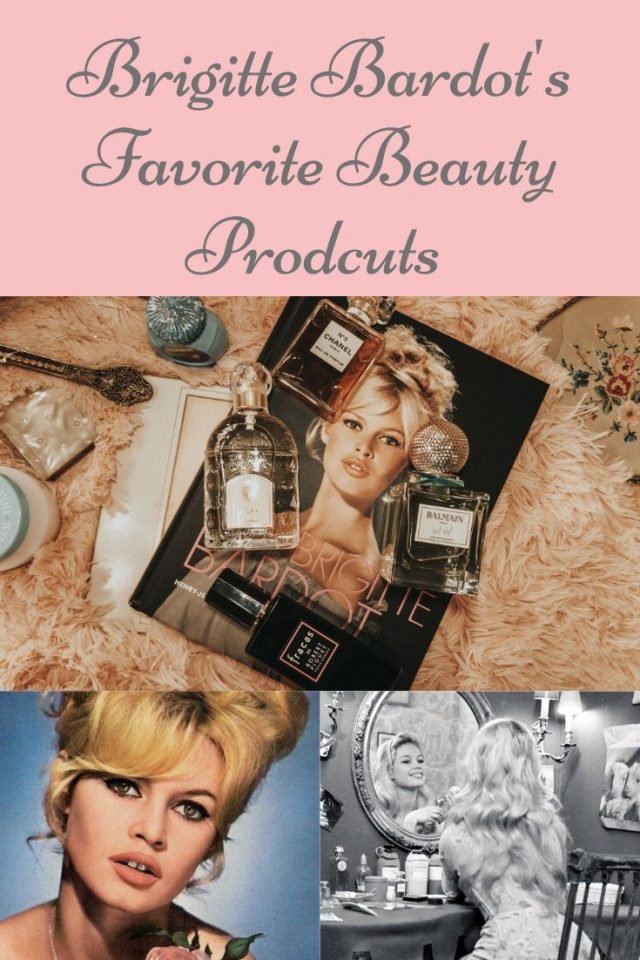 Brigitte Bardot's favorite Beauty products, Brigitte Bardot style, Brigitte Bardot makeup, Brigitte Bardot hair, 1960s makeup