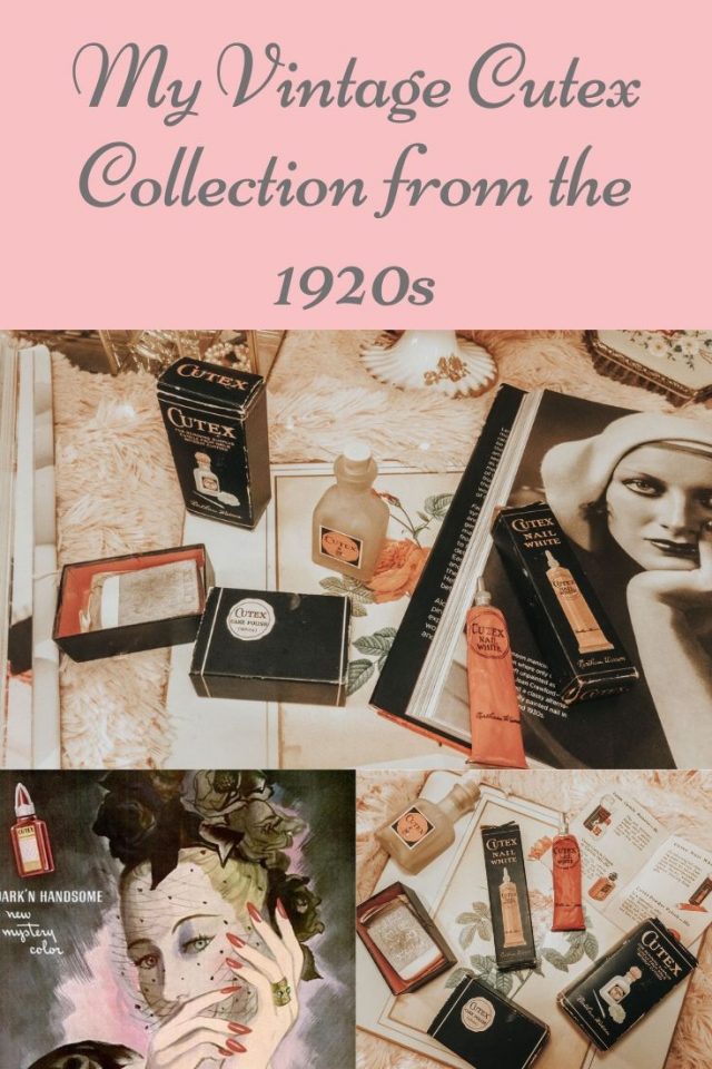 The history of Nail Polish, Vintage Nail Polish, The History of Cutex, Vintage Cutex, 1920s Cutex, 1930s Cutex, vintage cutex,
