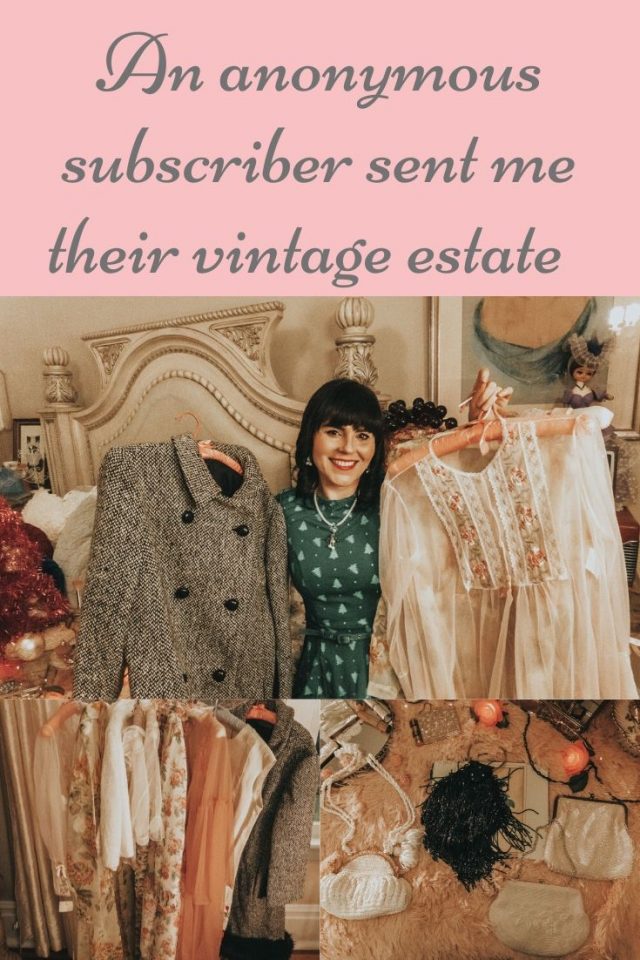vintage estate, vintage haul, vintage fashion haul, vintage fashion, vintage nightgown