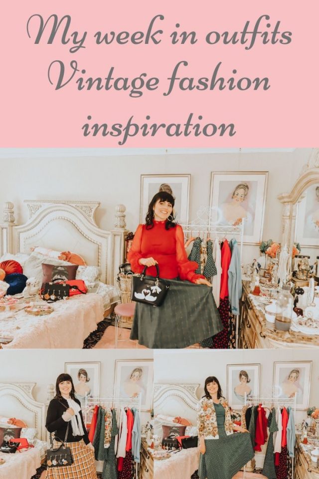 my week in outfits, modern to vintage, vintage fashion inspiration, vintage fashion, chic Wish, unique vintage, vintage styling 