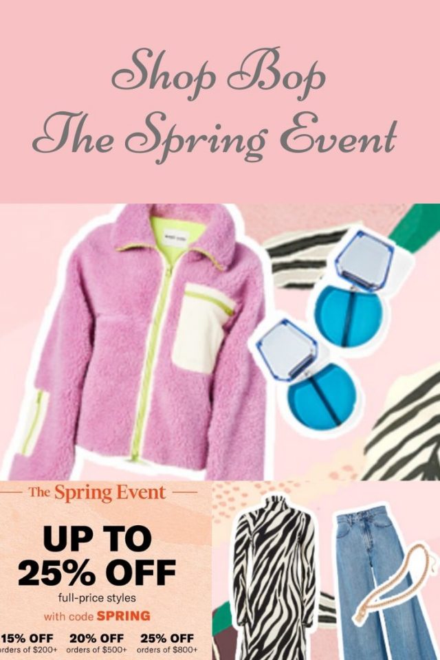 shop bop spring sale