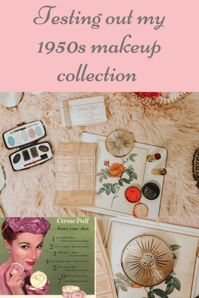 vintage 1950s makeup, vintage dead-stock, vintage makeup collection, vintage cosmetics, 1950s makeup,