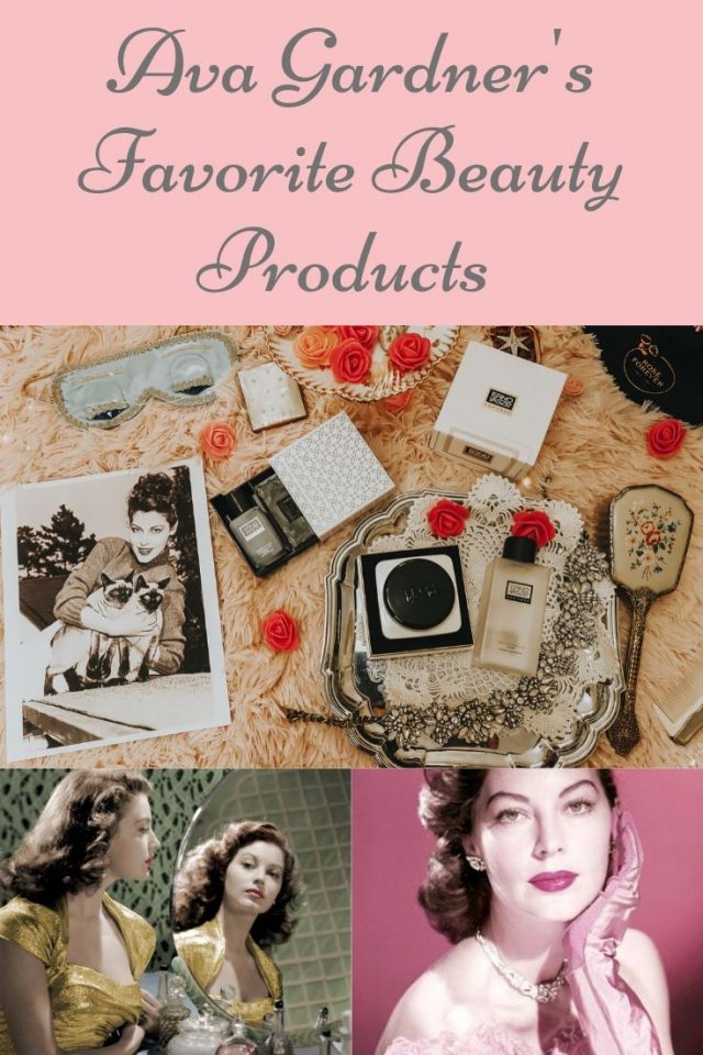 Ava Gardner's favorite beauty products you can still buy today, Ava Gardner, Old Hollywood, Vintage Beauty products,