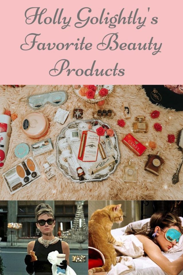 Holly Golightly's favorite beauty products, Breakfast at Tiffany's , Audrey Hepburn, Holly Golightly lipstick, Audrey Hepburn lipstick, Audrey Hepburn beauty products,