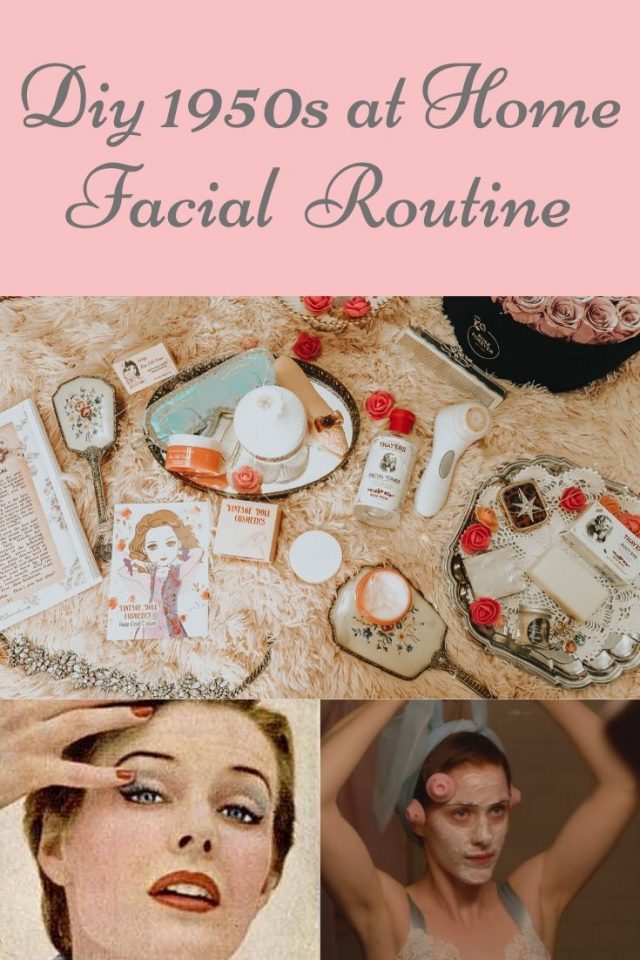 1950s beauty routine, 1950s skincare routine, 1950s facial, diy at home 1950s facial, diy at home facial, vintage doll cosmetics, rose cold cream cleanser, vintage cold cream, cold cream cleanser