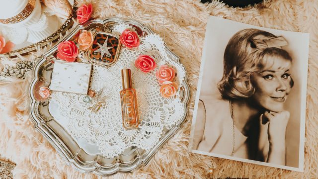 Doris Day's favorite beauty products, Doris Day, Doris Day beauty secrets, Doris Day's favorite perfumes, Doris Day's Estate, Doris Day Makeup 