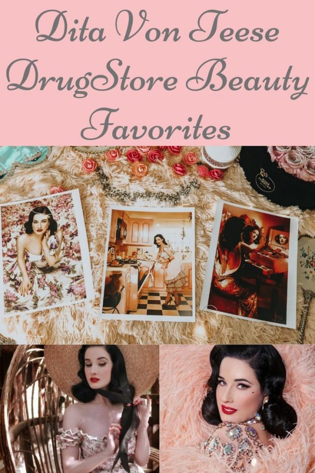 Dita Von Teese, Dita Von Teese favorite drugstore beauty products, Dita Von Tease Favorite beauty products, Dita Von Teese Beauty routine 