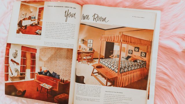 1950s bedroom makeover, 1950s bedroom decor, 1950s pink bedroom, 1950s decor, pink 1950s decor, wish haul, wish decor 