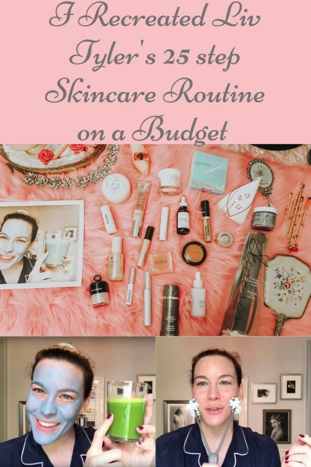 Liv Tylers skincare routine, Live tyler 25 step skincare routine, Liv Tyler makeup, Liv Tyler skincare, Liv Tyler 25 step skincare routine