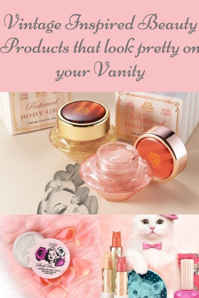 Vintage inspired beauty brands, Besame Cosmetics I love lucy, Paul & Joe Beaute, Hard Candy Marilyn Monroe collection, Anna Sui Beauty, Avon Vintage legacy collection, Pretty Vulgar Cosmetics, Dita Von Teese Perfume