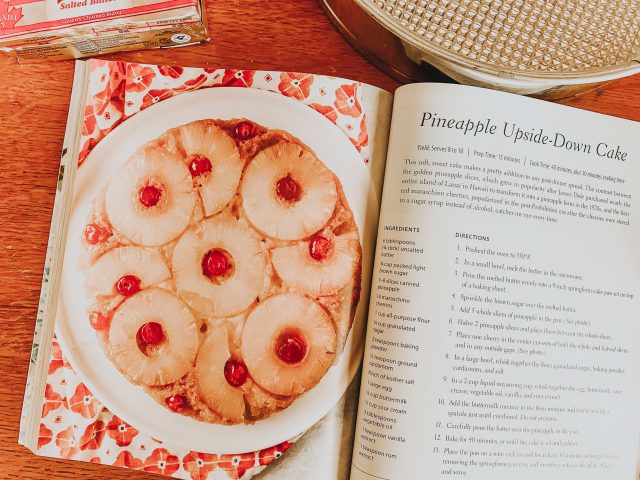 Vintage Recipes: Baking a Pineapple Upside-down Cake 