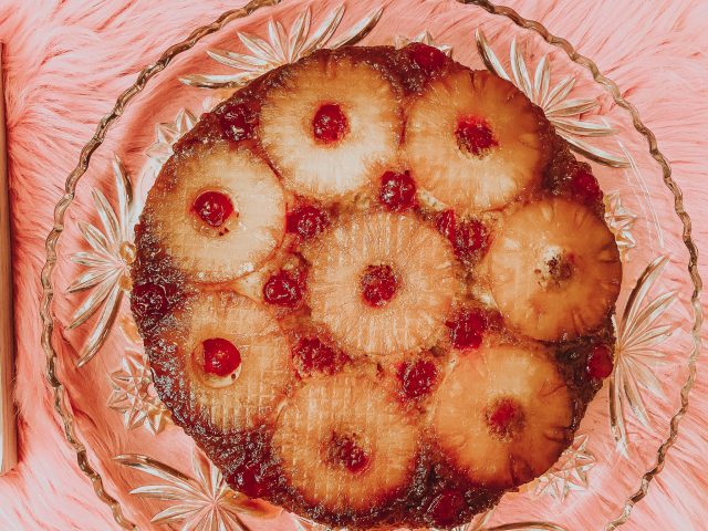 Vintage Recipes: Baking a Pineapple Upside-down Cake 