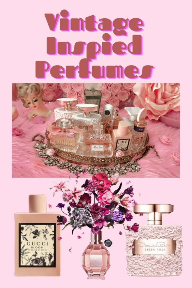 vintage inspired perfumes, vintage perfumes, rose perfumes, feminine perfumes, pretty perfumes